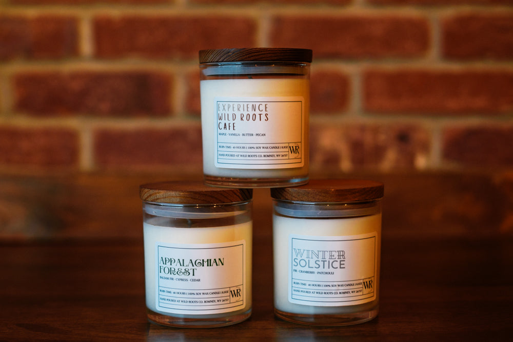 Shop Candles – Wild Roots Cafe