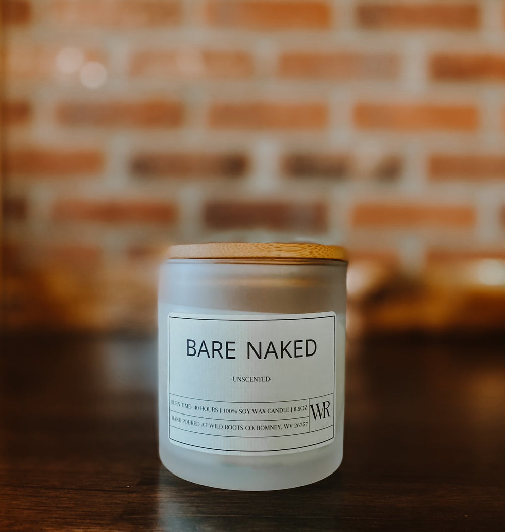 Bare Naked *Unscented* Candle